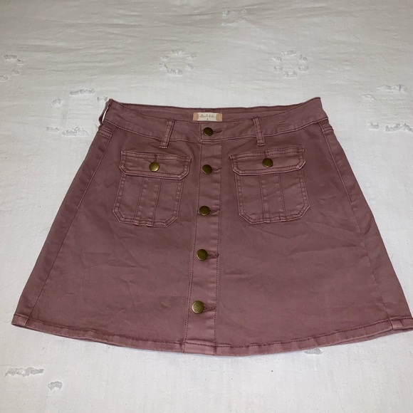 Altar'd State Dresses & Skirts - Millennial Rose Pink Altar’d State Mini Skirt